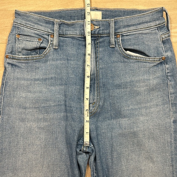 MOTHER High Waisted Rider Ankle in Kiss and Make Up Again Sz 28 - Picture 15 of 16